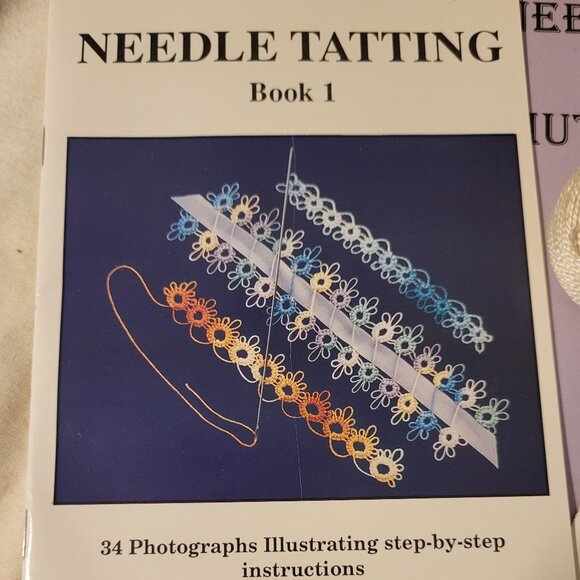 Needle Tatting (Lace Edging) Instruction Kit - Picture 2 of 7